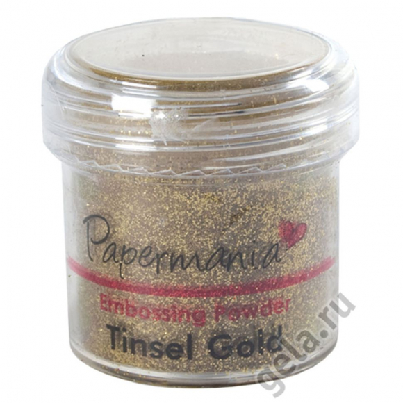 Пудра для тиснения, PAPERMANIA, золотые блестки