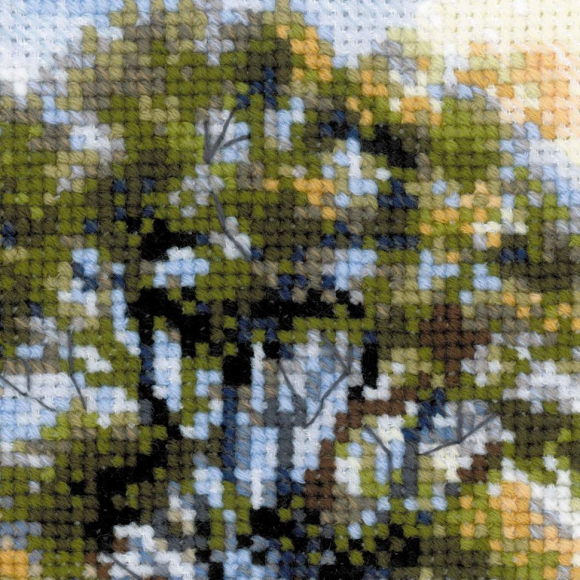 Набор для вышивания РИОЛИС арт.1527 Прогулка в парке 38х26 см