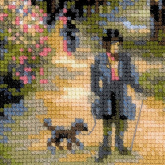 Набор для вышивания РИОЛИС арт.1527 Прогулка в парке 38х26 см