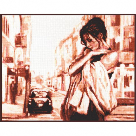 Набор для вышивания ПАЛИТРА арт.11.001 Ожидание 33х27 см