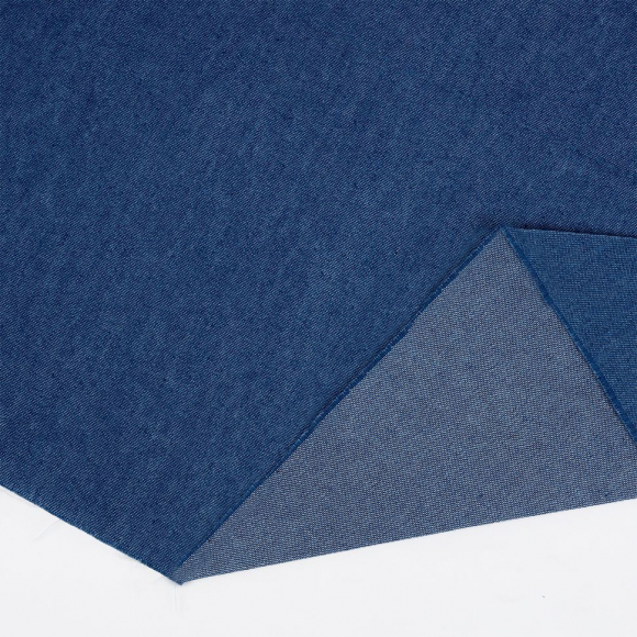 Ткань Джинс 115 г/м? 65% хлопок, 35% полиэстер шир.150 см арт.TBY.Jns.32100.4 цв.04 синий рул.25м