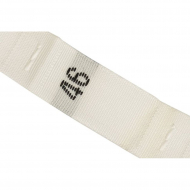 Размерники жаккардовые тафта 46 белый 10х32 мм ТВ в рул. 500 шт