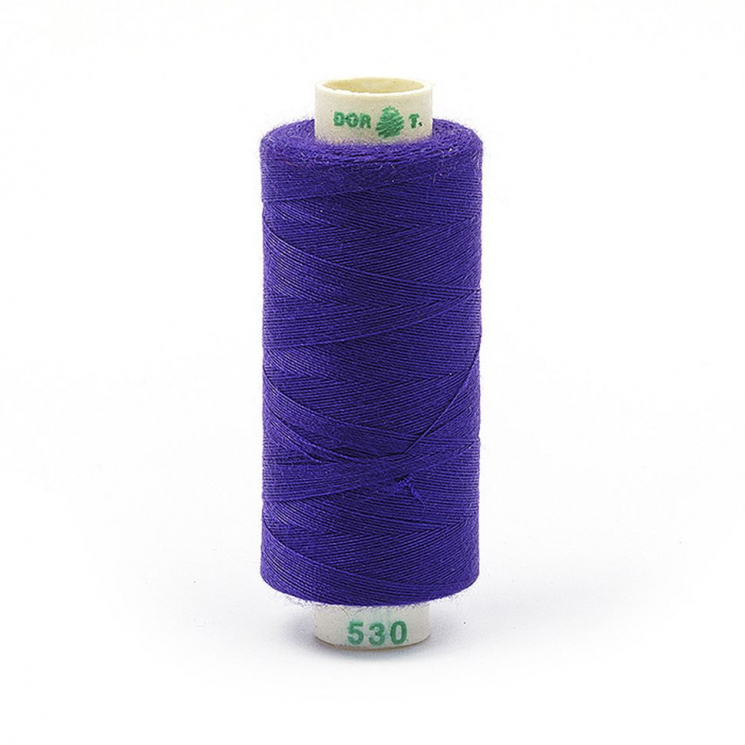 Нитки Dor Tak бытовые 40/2 полиэстер 366м цв.530 фиолетовый