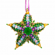 115915_Набор для творчества - елочная игрушка "Изумрудная звезда"