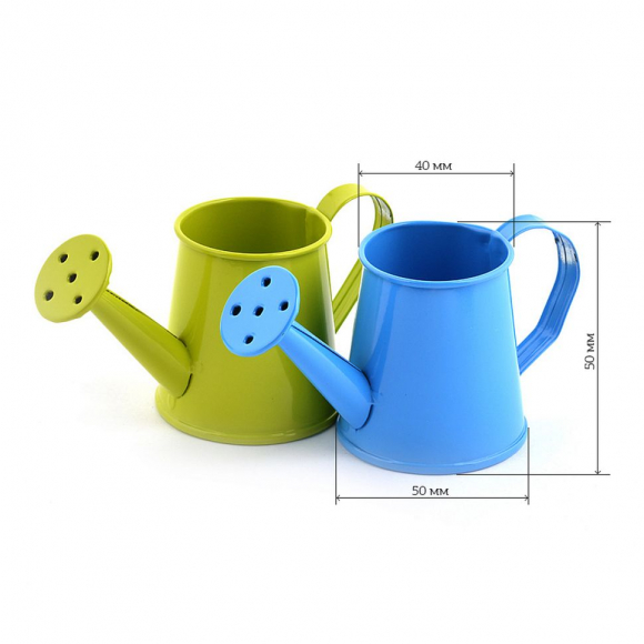 Лейка декор.Magic 4 Hobby, арт.0322-2,метал.,40х50х50мм,цв.окрашенное ассорти 2шт