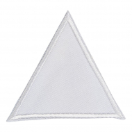 Термоаппликация "Треугольник белый большой"
