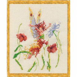 114642_Набор для вышивания "F?e aux Coquelicots" (Фея макового поля)