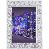 Рисунок на ткани СЛАВЯНОЧКА арт. М-003 Ночной город ч3 28х38 см