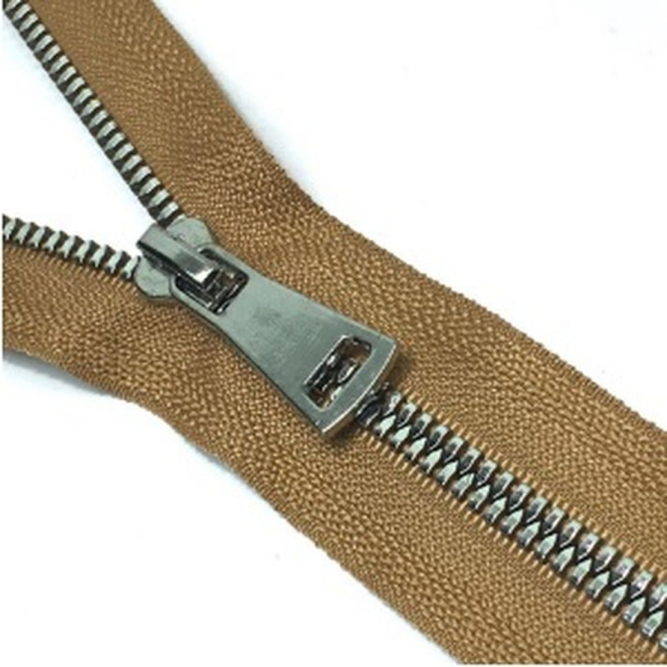 Молния трактор №5 Premium разъем 65см никель D007 коричневая охра