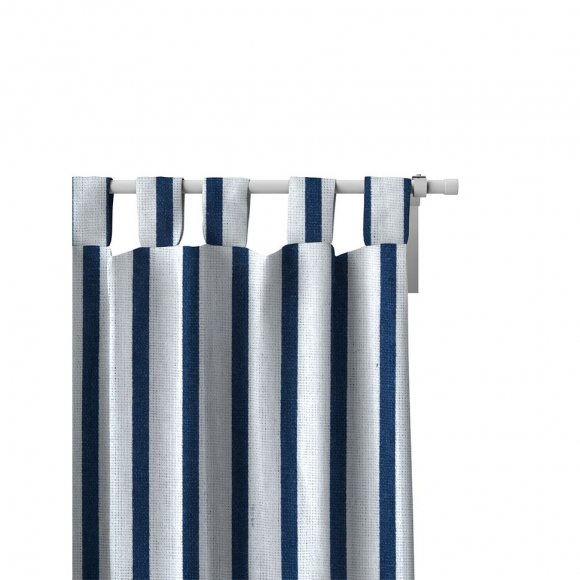 Ткань Лен, арт.TBY-DJ-13, 140г/м?, 30% лен 70% хлопок, шир.150см, цв.синий рул.20м