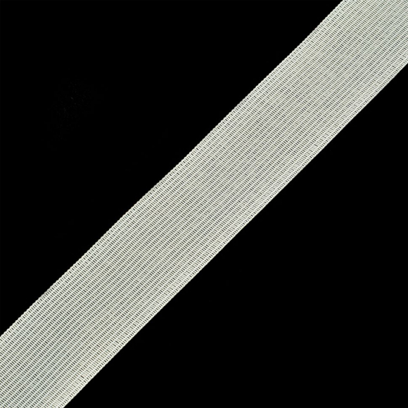 Тесьма вязаная окантовочная 32мм арт.32С-32/32 цв.белый плотность 3,2г/м