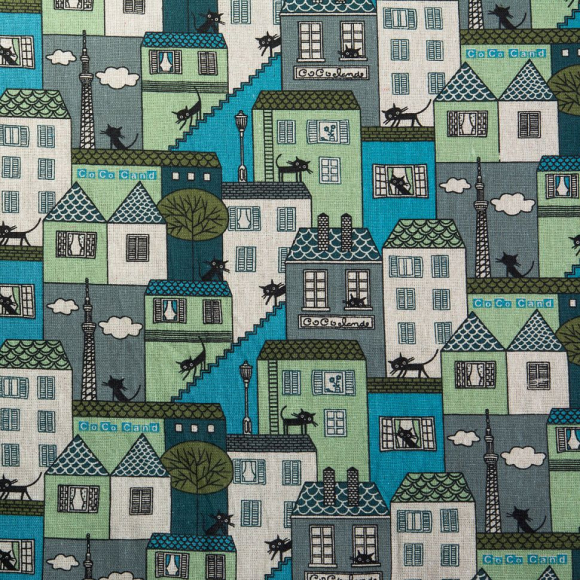 Ткань Лен, арт.TBY-DJ-05, 140г/м?, 30% лен 70% хлопок, уп.50х50см