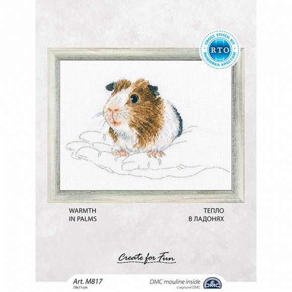 Набор для вышивания РТО арт.M817 Тепло в ладонях 19х11 см