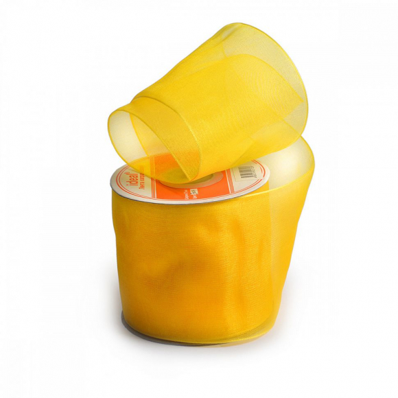 Лента капрон арт.JF-001 шир.75мм цв.009 (4017/3009) бл.оранжевый уп.22,85 м А