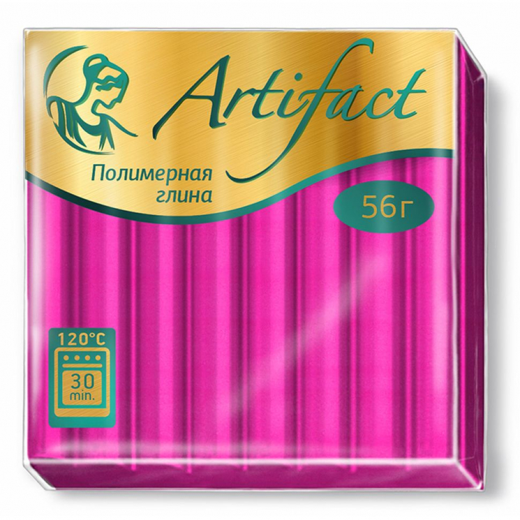 Полимерная глина Артефакт арт.АФ.821790/F5380 флуоресцентный цв.Маджента 56 г