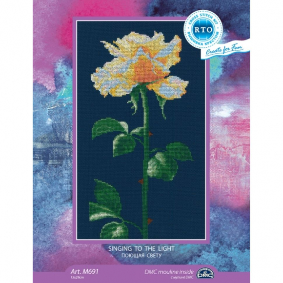Набор для вышивания РТО арт.M691 Поющая свету 15х29см