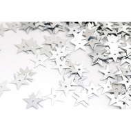 Пайетки россыпью арт.TBY-FLK172 13мм цв.001 серебряный уп.50г