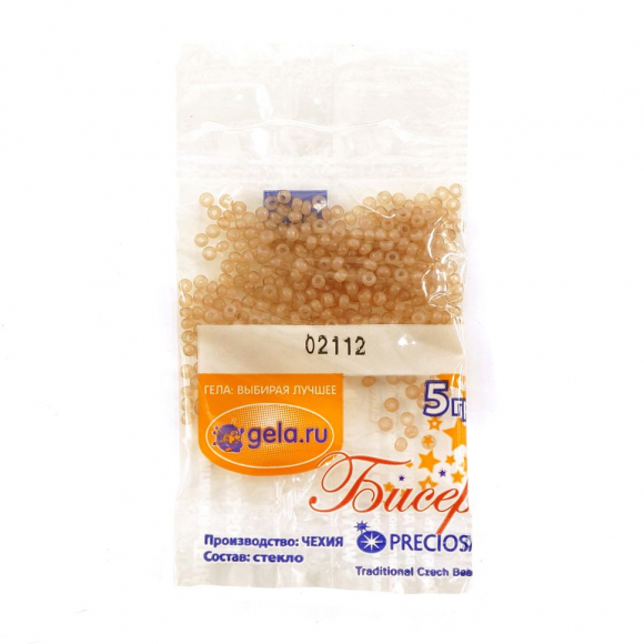 Бисер №10, 5 г., цвет 02112
