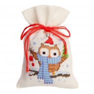 70183_Набор для вышивания мешочка "Совёнок с шарфом"