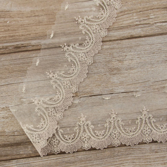 185670_Кружево-вышивка на тюле, 50 мм