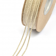 Шнур круглый х/б 02мм 08С2416 рис.5539 цв.071 льняной уп.50м