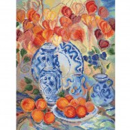 Набор для вышивания РТО арт.M582 Оранжевый Физалис 24,5х32,5 см