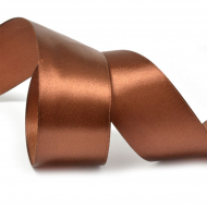 Лента атласная 38мм цв.3135 коричневый IDEAL уп.27,4 м