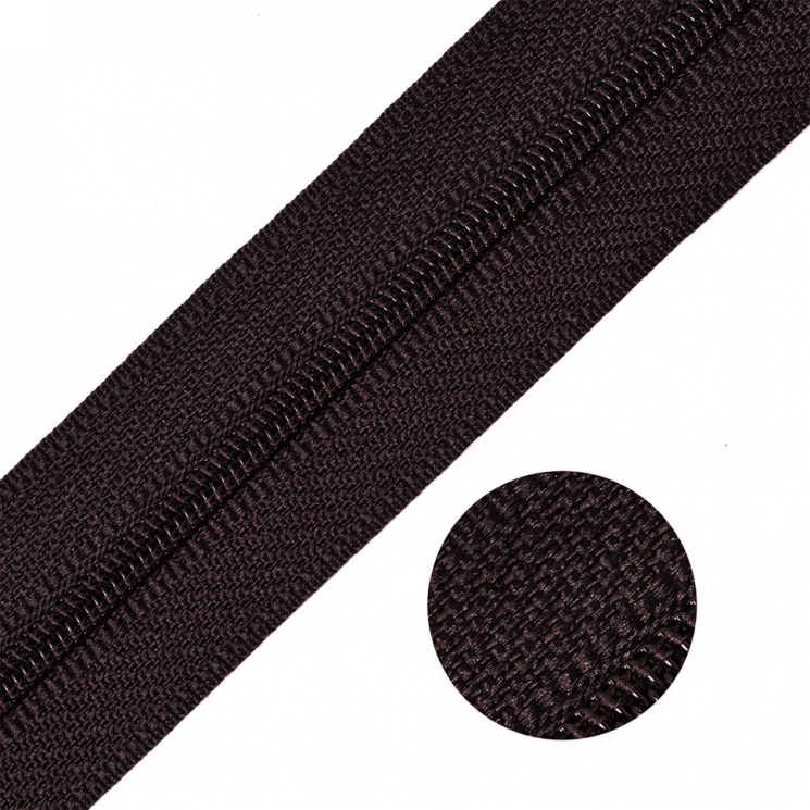 Молния MaxZipper рулонная СП#3 цв.F304 т.коричневый уп.400м