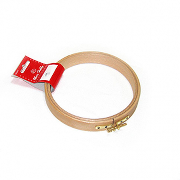 1163_Пяльцы круглые с замком, высота обода 25 мм, диаметр 15,5 см