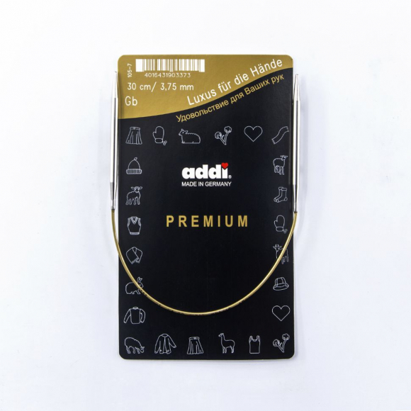 Спицы, круговые, супергладкие, addiClassic №3.75, 30 см Спицы, круговые, супергладкие, addiClassic №3.75, 30 см