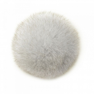 Помпон TBY натуральный арт.PNP021 Песец 10см цв.натуральный