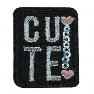 Термоаппликация "Милаха с пайетками"