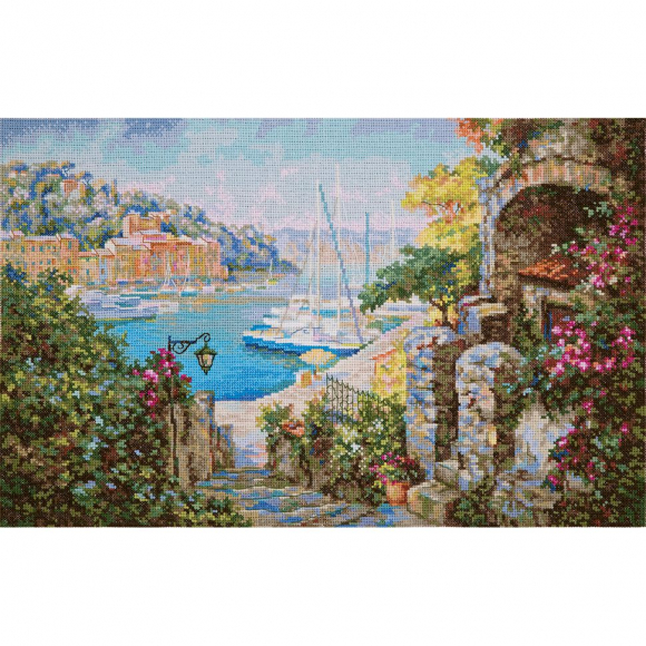 Набор для вышивания PANNA Золотая серия арт. MT-1854 У самого южного моря 45,5х29 см