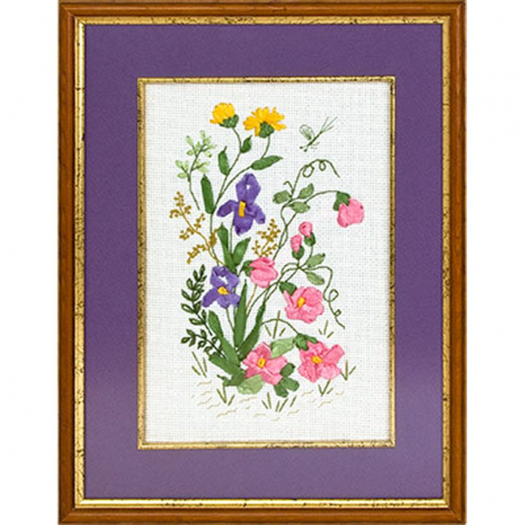 Набор для вышивания PANNA арт. C-0761 Садовая фантазия 16х25 см Набор для вышивания PANNA арт. C-0761 Садовая фантазия 16х25 см