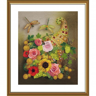 Набор для вышивания бисером НОВА СЛОБОДА арт.ДК2212 Рог изобилия 30х37 см