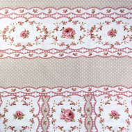 Ткань ранфорс Прованс, арт.WH 10964-v11, 130г/м?,100% хлопок, шир.240см, цв.брусника, рул.30м