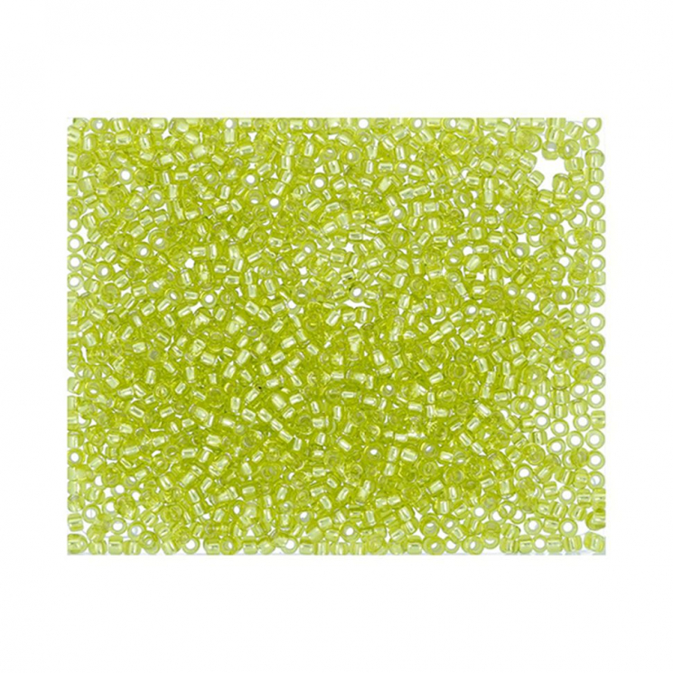 Бисер Япония "TOHO" 15/0  круглый 2  1.5 мм 5 х 5 г №0024 салатовый
