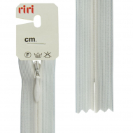 30828_Молния потайная неразъемная, Т3, 60 см, цвет 2111, бело-бежевый светлый