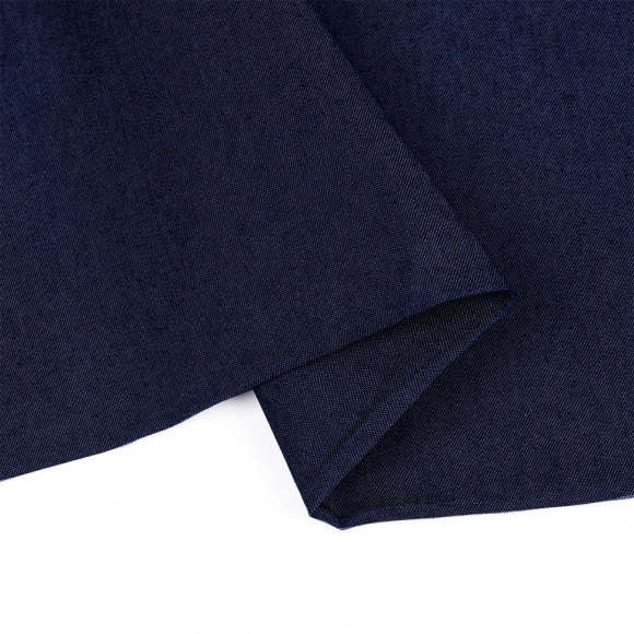 Ткань Джинс 115 г/м? 65% хлопок, 35% полиэстер шир.150 см арт.TBY.Jns.32100.5 цв.05 т.синий рул.25м