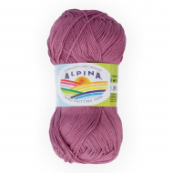 Пряжа ALPINA XENIA (100% мерсеризованный хлопок) 10х50г/240м цв.316 св.сиреневый