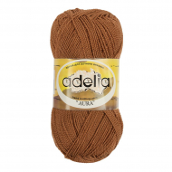 Пряжа ADELIA AURA (100% акрил) 10х50г/250м цв.025 св. коричневый