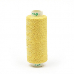 Нитки Dor Tak бытовые 40/2 полиэстер 366м цв.426 желтый