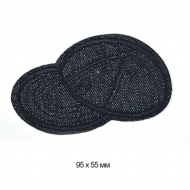 Термоаппликации джинсовые арт.TBY.DEN.05 КЕПКА 95х55мм уп.10шт