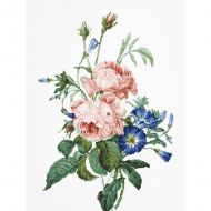 Набор для вышивания LUCA-S арт. B2351 Букет с розами 19х28 см