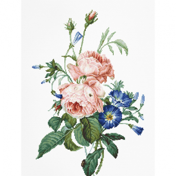 Набор для вышивания LUCA-S арт. B2351 Букет с розами 19х28 см