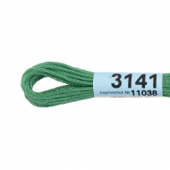 Нитки для вышивания Gamma мулине (3071-3172) 100% хлопок 24 x 8 м цв.3141 зеленый