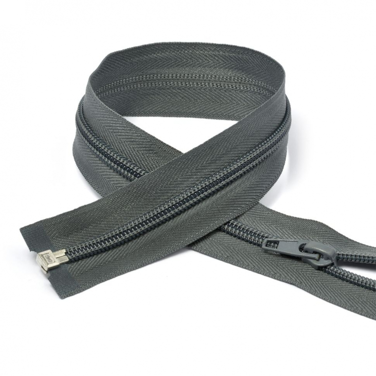 Молния MaxZipper пласт. спираль №5-N 70см цв.F320 серый уп.50шт