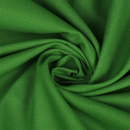 Ткань льняная 200 г/м? лен 25%, хб 25%, вискоза 25%, пэ 25% шир.140 см арт.TBY.Li.1009.23 цв.23 зеленый рул.20м