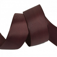 Лента Ideal репсовая в рубчик шир.38мм цв. S864 бордовый уп.27,42м