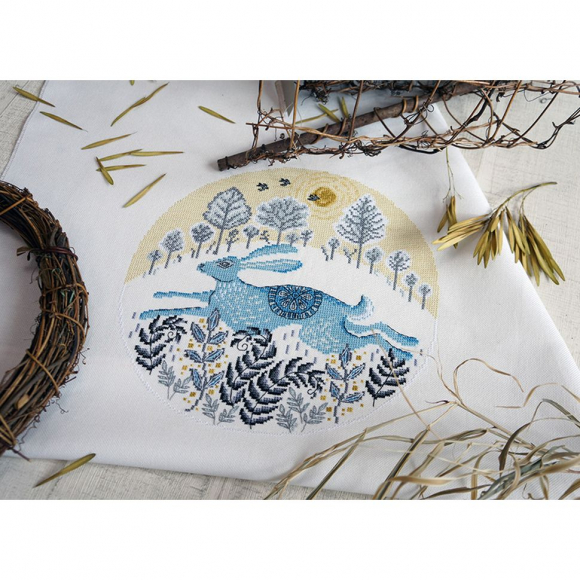 151847_Набор для вышивания "Бегущий заяц"